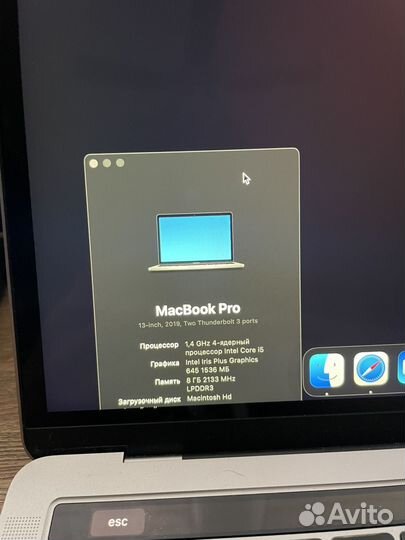 Apple macbook pro 13 2019