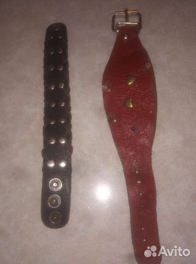 Кожаный браслет