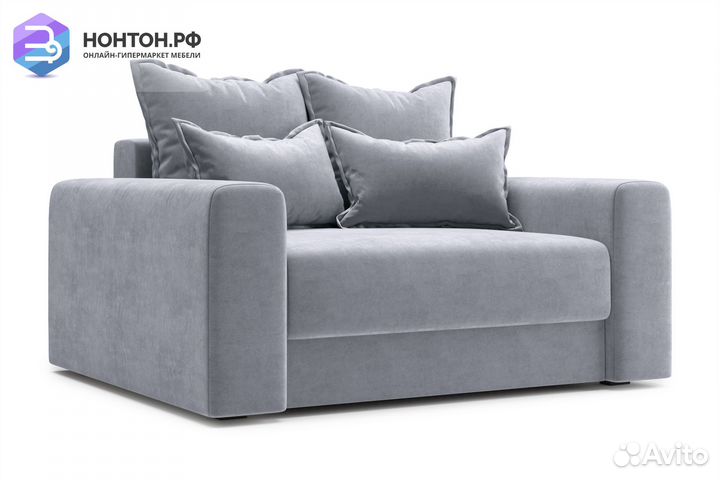 Кресло тик-так Омега серое