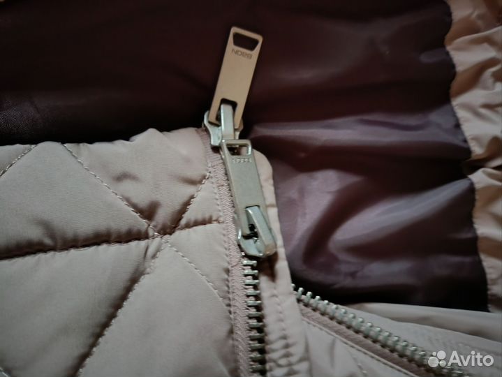 Стеганое пальто -бомбер