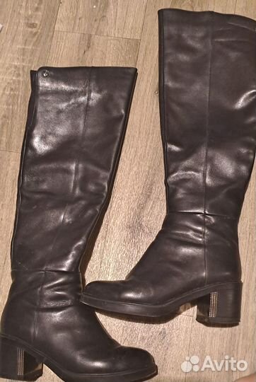 Зимние женские сапоги 38 натуральная кожа