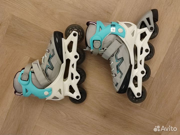 Роликовые коньки детские разм 32 33 34 35 / 20-22