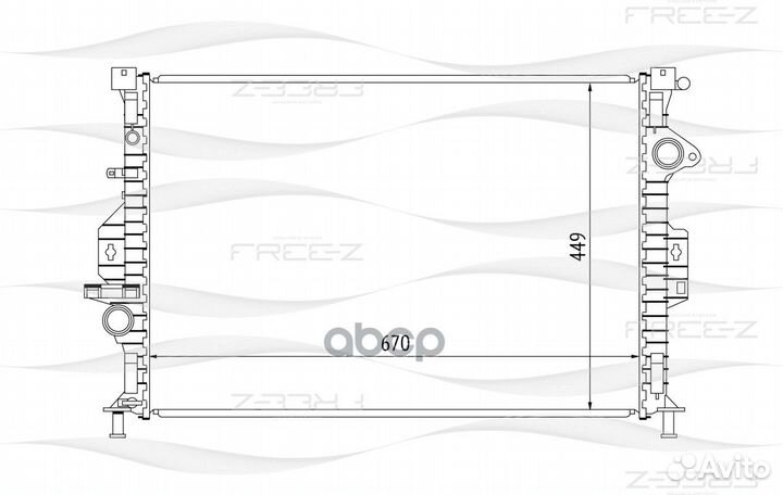 Радиатор KK0215 free-Z