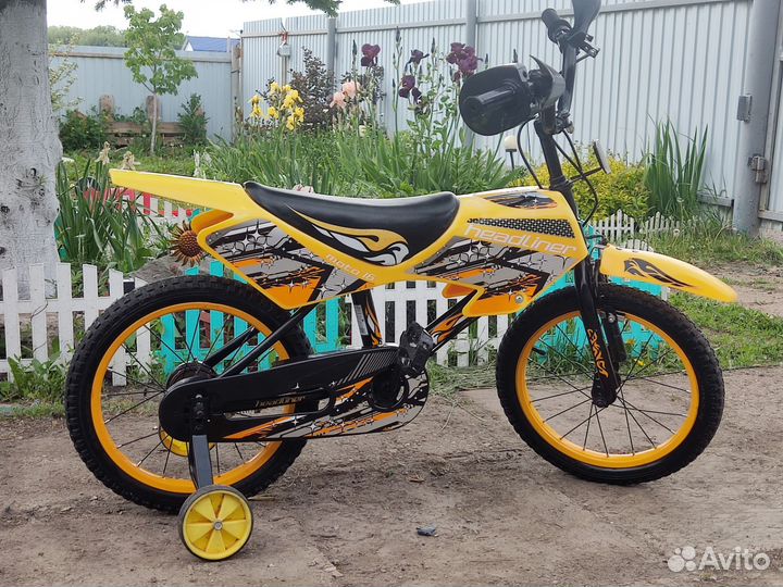Велосипед мото детский 16 дюймов
