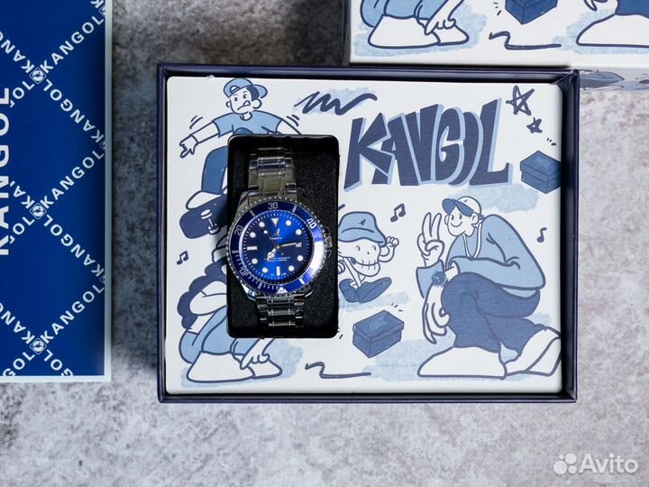 Часы мужские Kangol Watch KX819 Blue оригинал