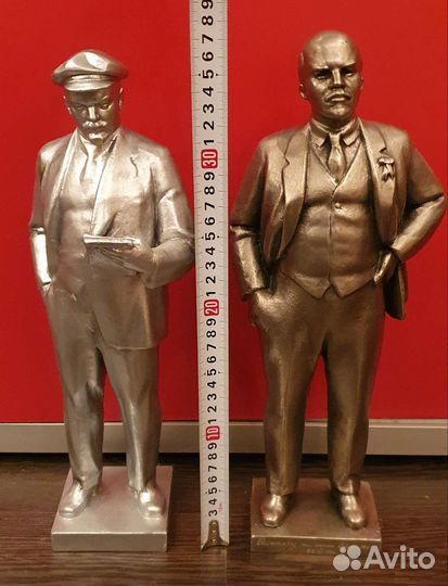 Статуэтки В.И.Ленин.(силумин)