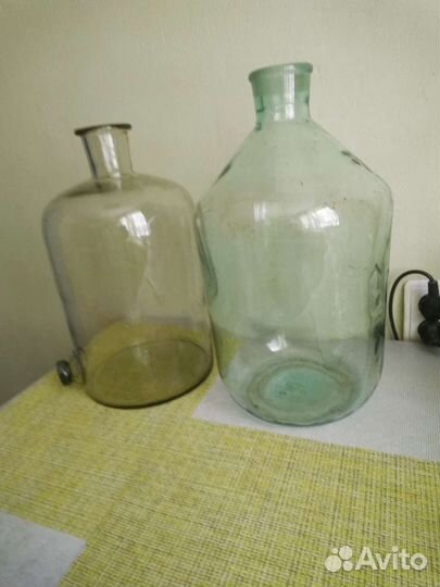 Бутыли старинные 10 л