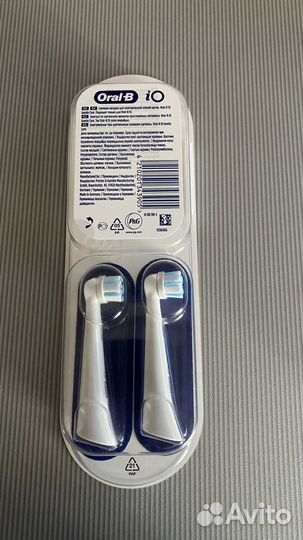 Сменные насадки oral b io в комплекте 2шт