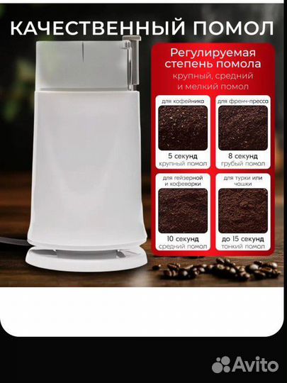 Кофемолка электрическая новая