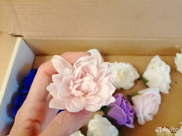 Мыльные цветы