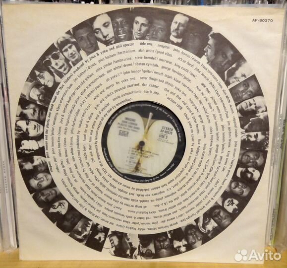 John Lennon Imagine LP Japan 1973 Пластинка