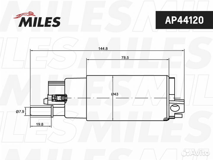 Бензонасос MB W221 3.5
