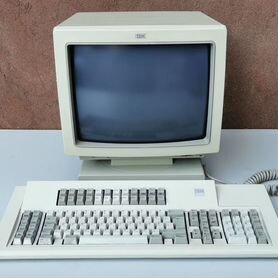 Терминал IBM 3192 + клавиатура IBM Model M 122