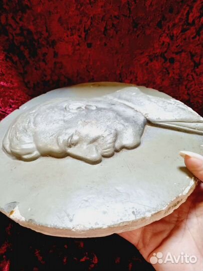 Гипсовый барельеф, Сталин. По диаметру 25 см