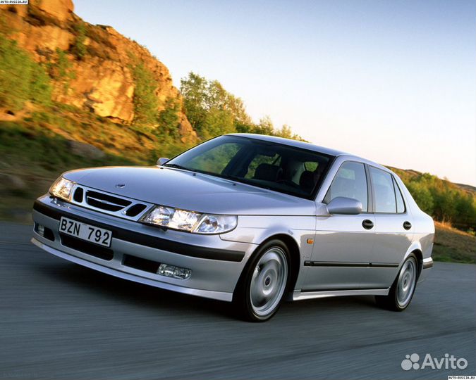 Порог Saab 9-5 1997-2010 Полный профиль (1мм)