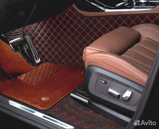 3D Коврики Range Rover Салон Багажник из Экокожи