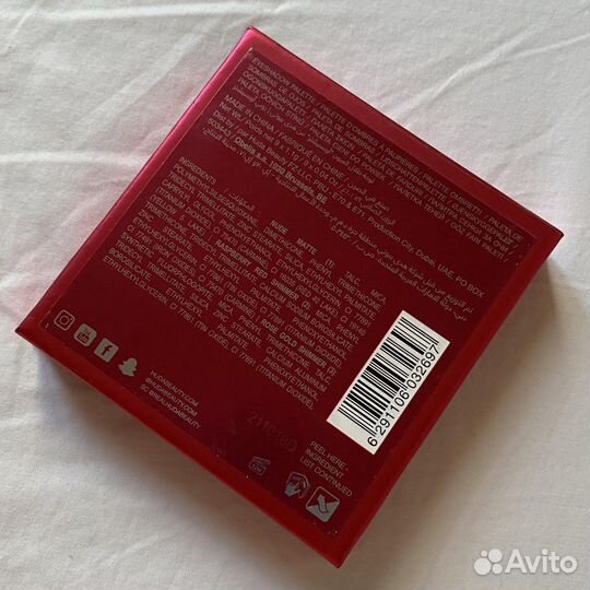 Палетка теней Huda Beauty Obsessions Ruby