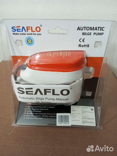 Помпа автоматическая SeaFlo трюмная, 12 вольт