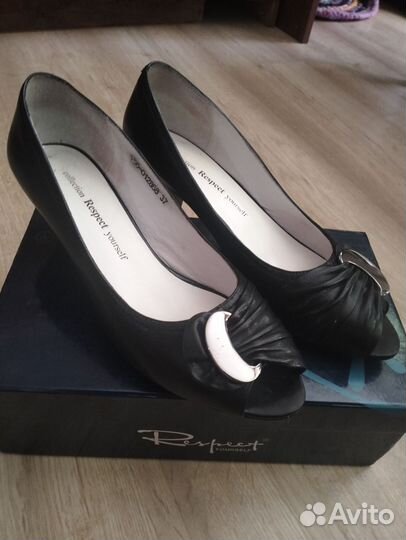 Туфли/босоножки натуральная кожа 37 размер