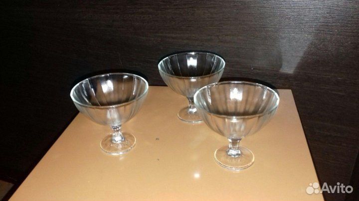 Винтаж.Креманки.Дятьковский хрустальный з-д.СССР