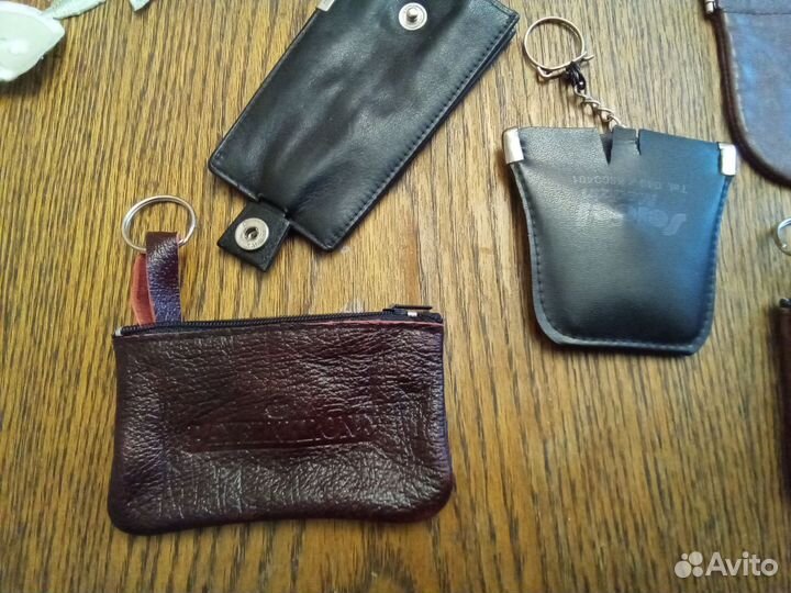 Брелок для ключей из натуральной кожи