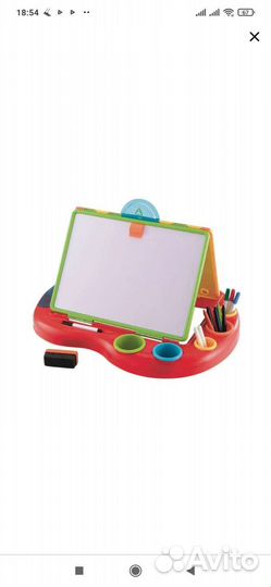 Доска меловая магнитно маркерная настольная ELC