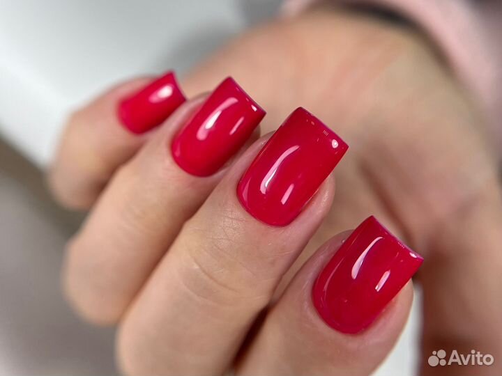 Маникюр наращивание ногтей