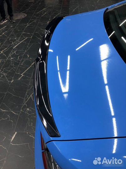 Спойлер стиль M4 CS черный глянец BMW 4 серия G22