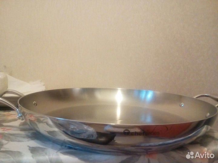 Сковорода от Шефа 36 см с крышкой