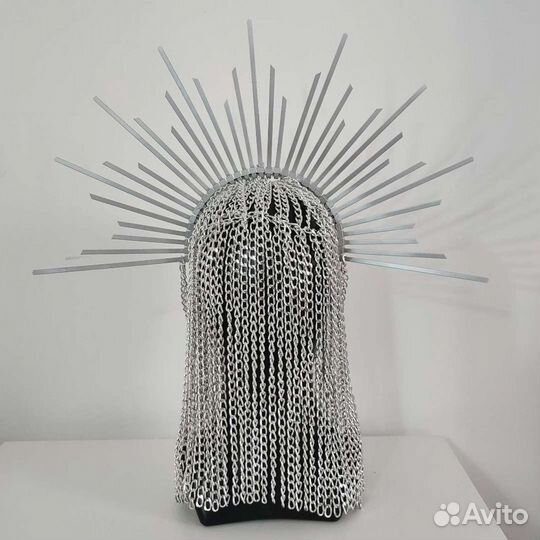 Корона фестивальная цепь на лицо ободок лучи