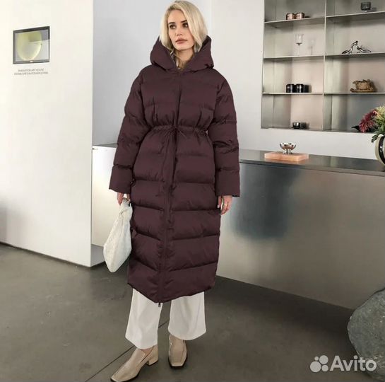 Пуховик uk fashion M коричневый