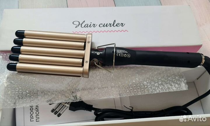 Плойка для завивки волос пятиволновая