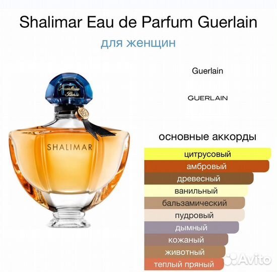 Парфюм Shalimar Eau de Parfum Guerlain