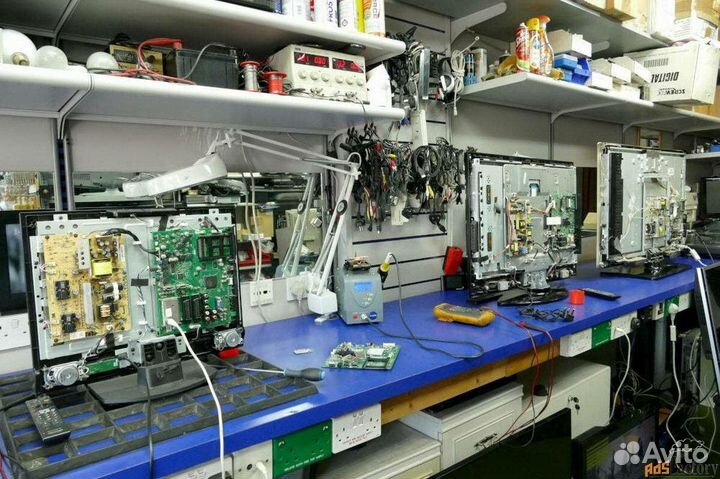 Ремонт телевизоров на дому, гарантия, выезд