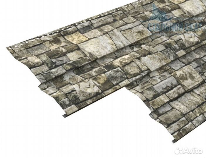 Металлосайдинг имитация камня