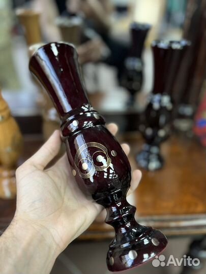 Вазы ступки и шкатулки