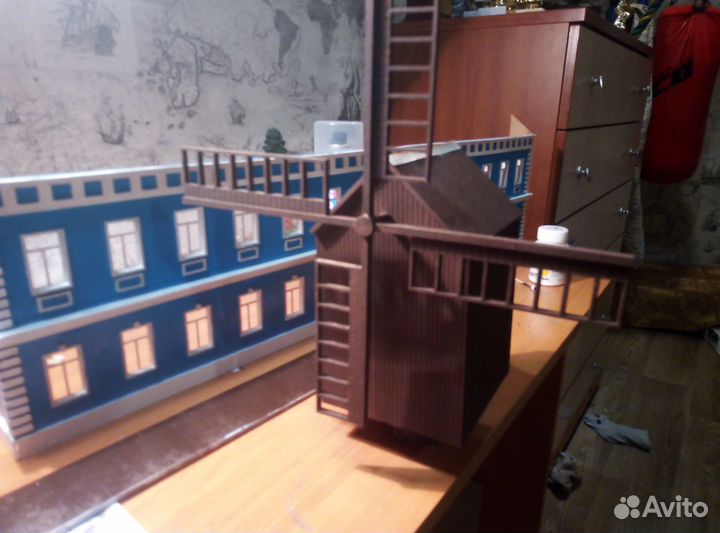 Модели 1:43, макет мельницы 1:43