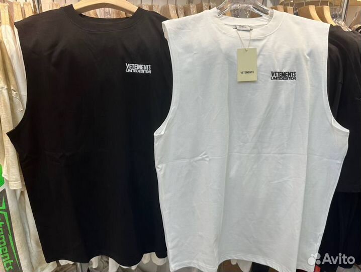 Майка vetements оверсайз стильная На лето