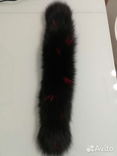 Меховой воротник песец
