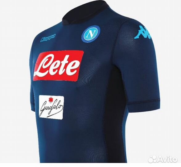 Футбольная форма Napoli 2017/18. Kappa, игровая. L