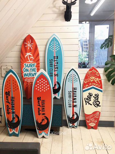 Доска для сёрфинга декоративная
