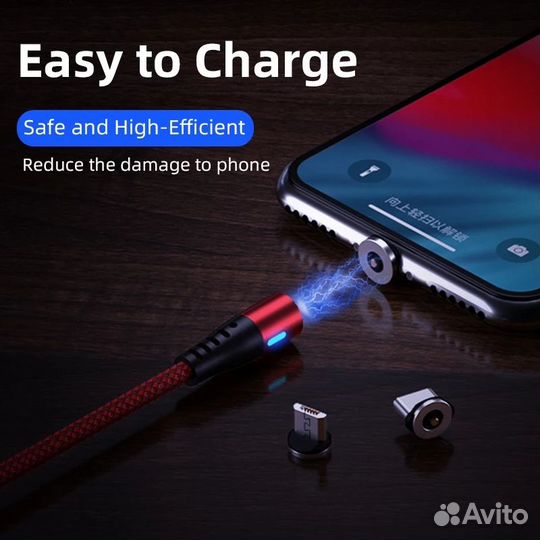 Новые Магнитные Кабели Micro USB/Type C/iPhone