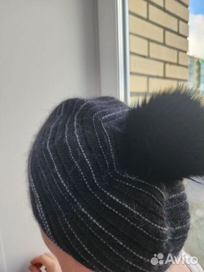 Шапка зимняя женская теплая