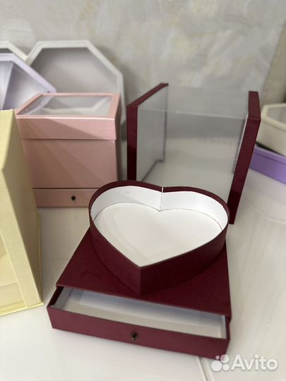 Коробка квадратная, коробка шайба, подарочная