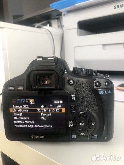 Фотоаппарат canon 550d