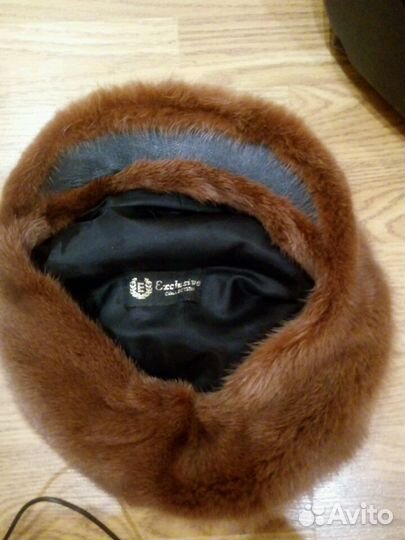 Шапка из меха норки