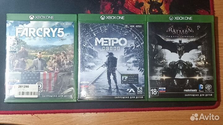 Игры на xbox one/xbox 360 (диски)
