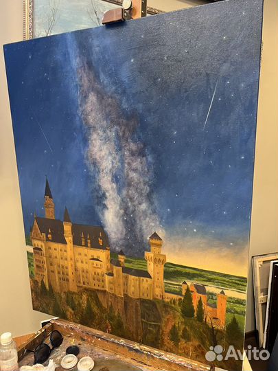 Картина маслом на холсте пейзаж