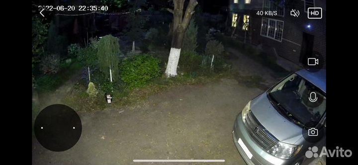 Камера видеонаблюдения с фонарем