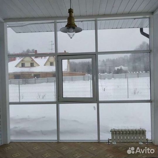 Пластиковые окна. Остекление частных домов